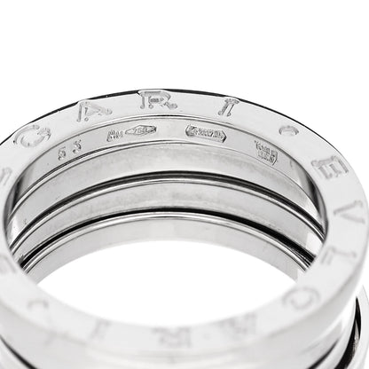 Bulgari 18K White Gold B.Zero1 Three-Band Ring 53 6.5 4 of 5