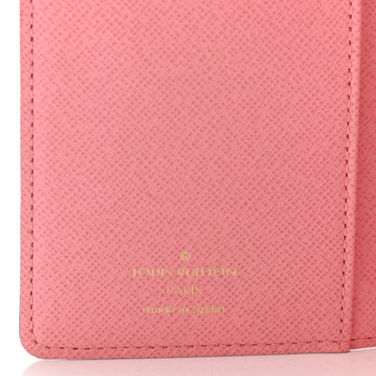 Louis Vuitton Monogram Illustre Small Ring Agenda Rose 6 of 9
