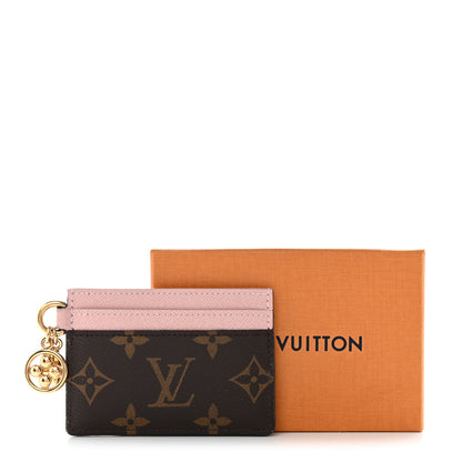 Louis Vuitton Monogram LV Charms Card Holder Rose Ballerine 7 of 7