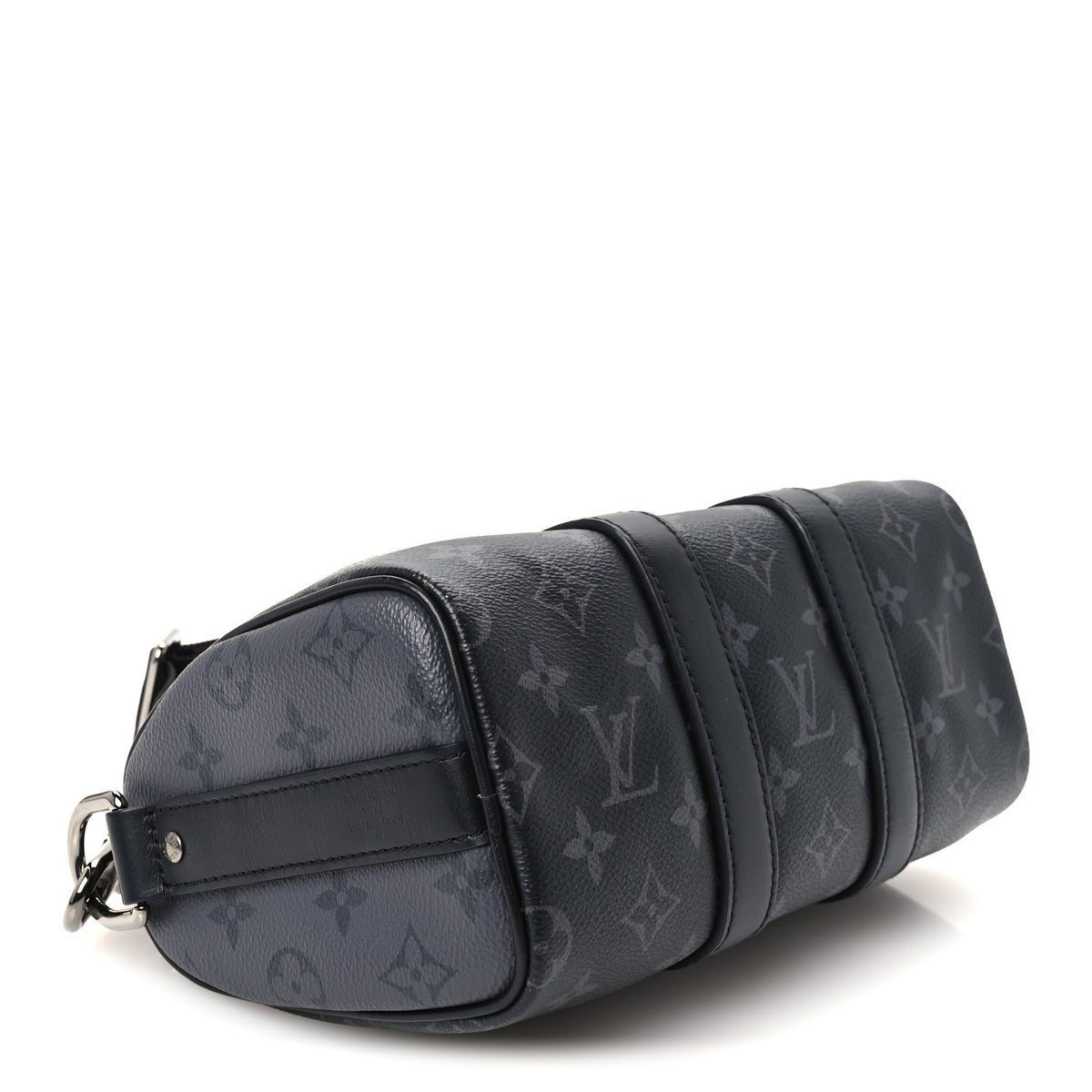 Reverse Monogram Eclipse Keepall Bandouliere 25 Black