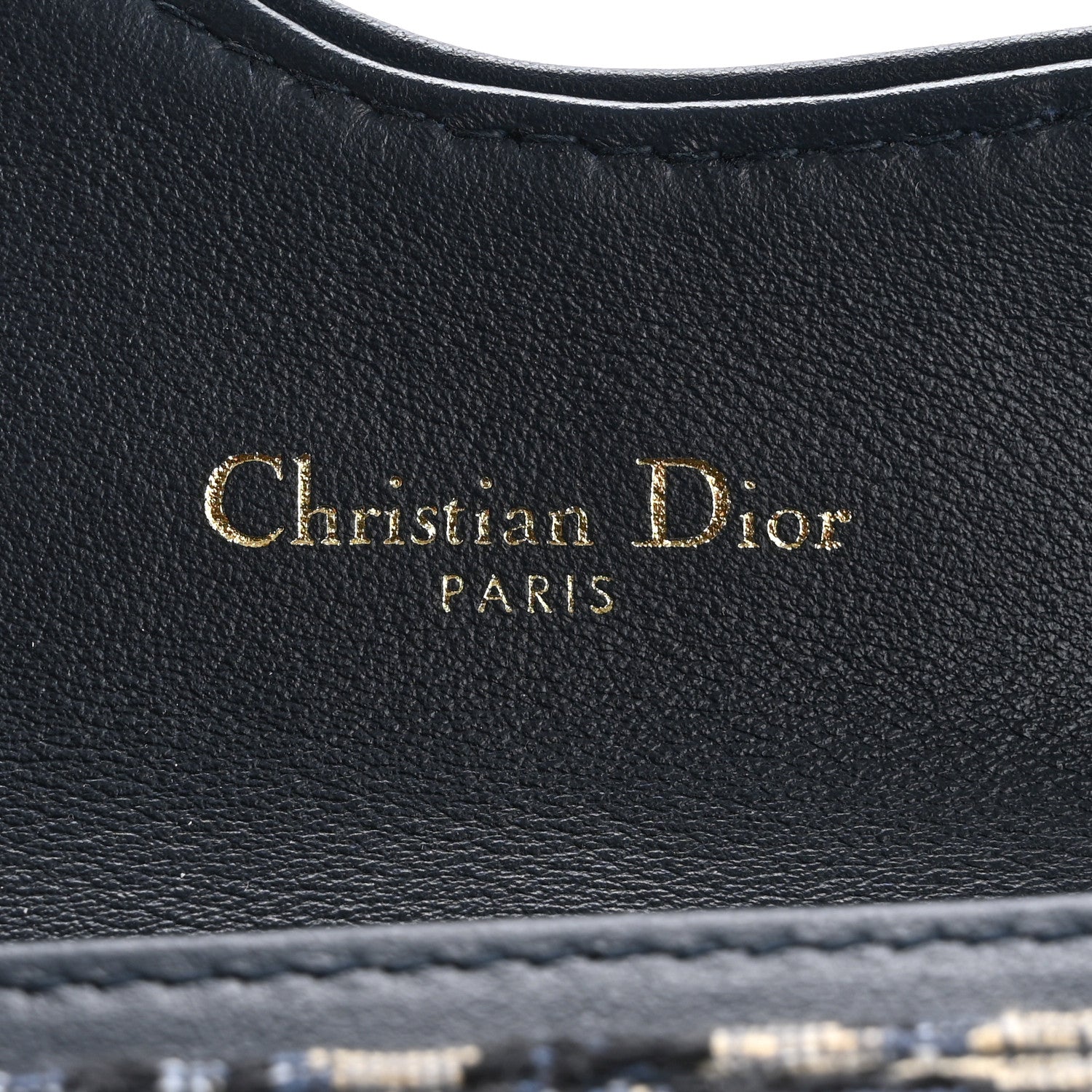 Christian Dior Oblique Saddle Card Holder Blue 6 of 9