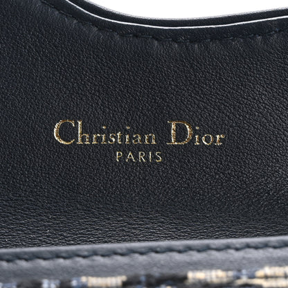 Christian Dior Oblique Saddle Card Holder Blue 6 of 9
