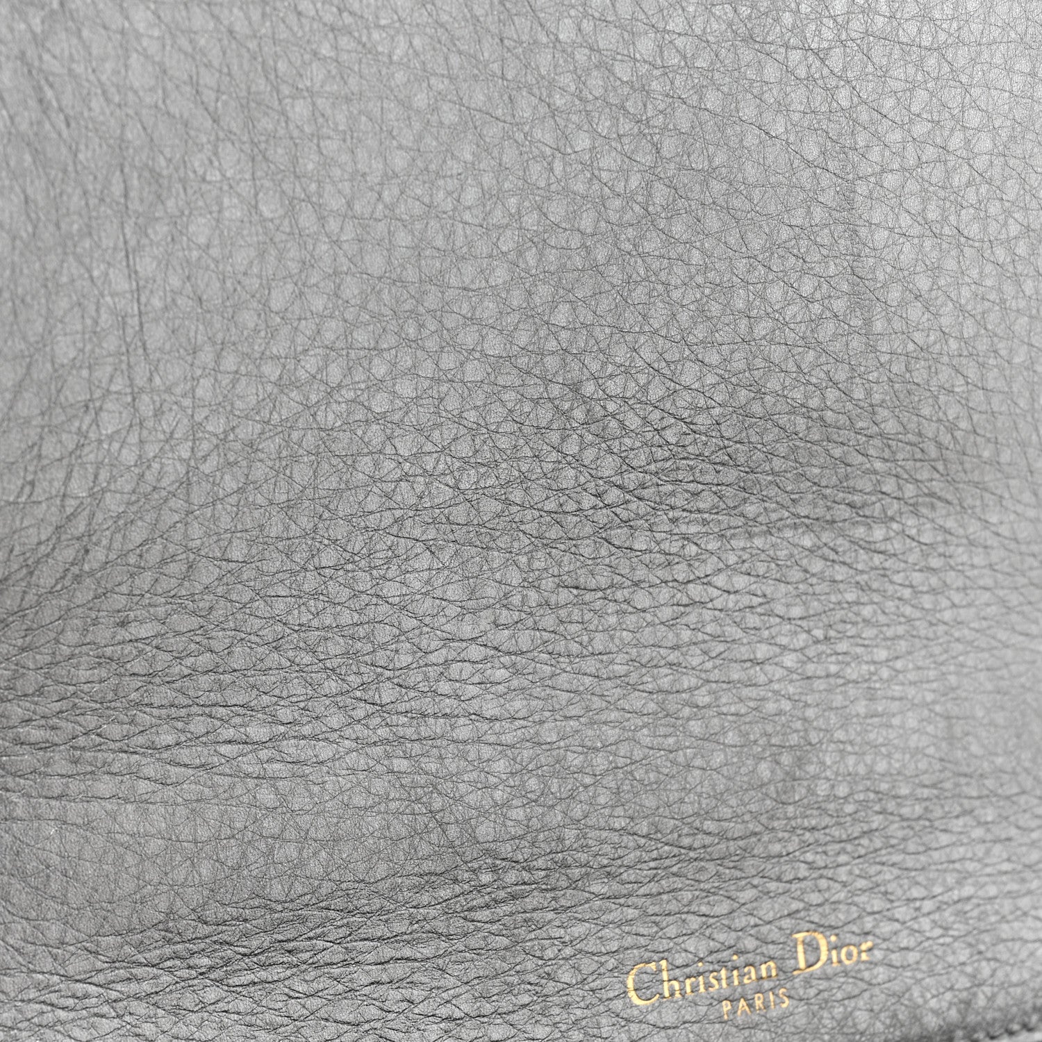 Christian Dior Metallic Grained Calfskin Medium Diorama Flap Bag Steel 10 of 15