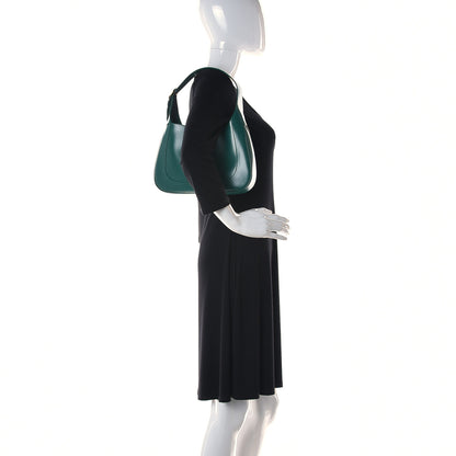 Gucci Boarded Dyana Lux Calfskin Small Jackie 1961 Hobo Emerald 2 of 12
