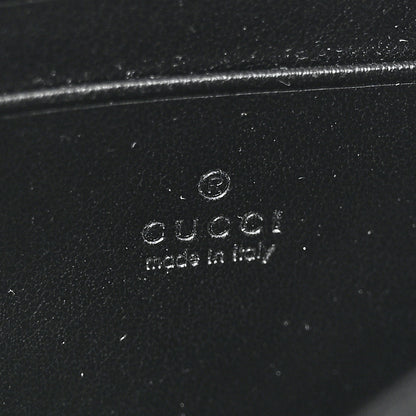 Gucci Calfskin Matelasse GG Marmont Chain Wallet Black 6 of 13