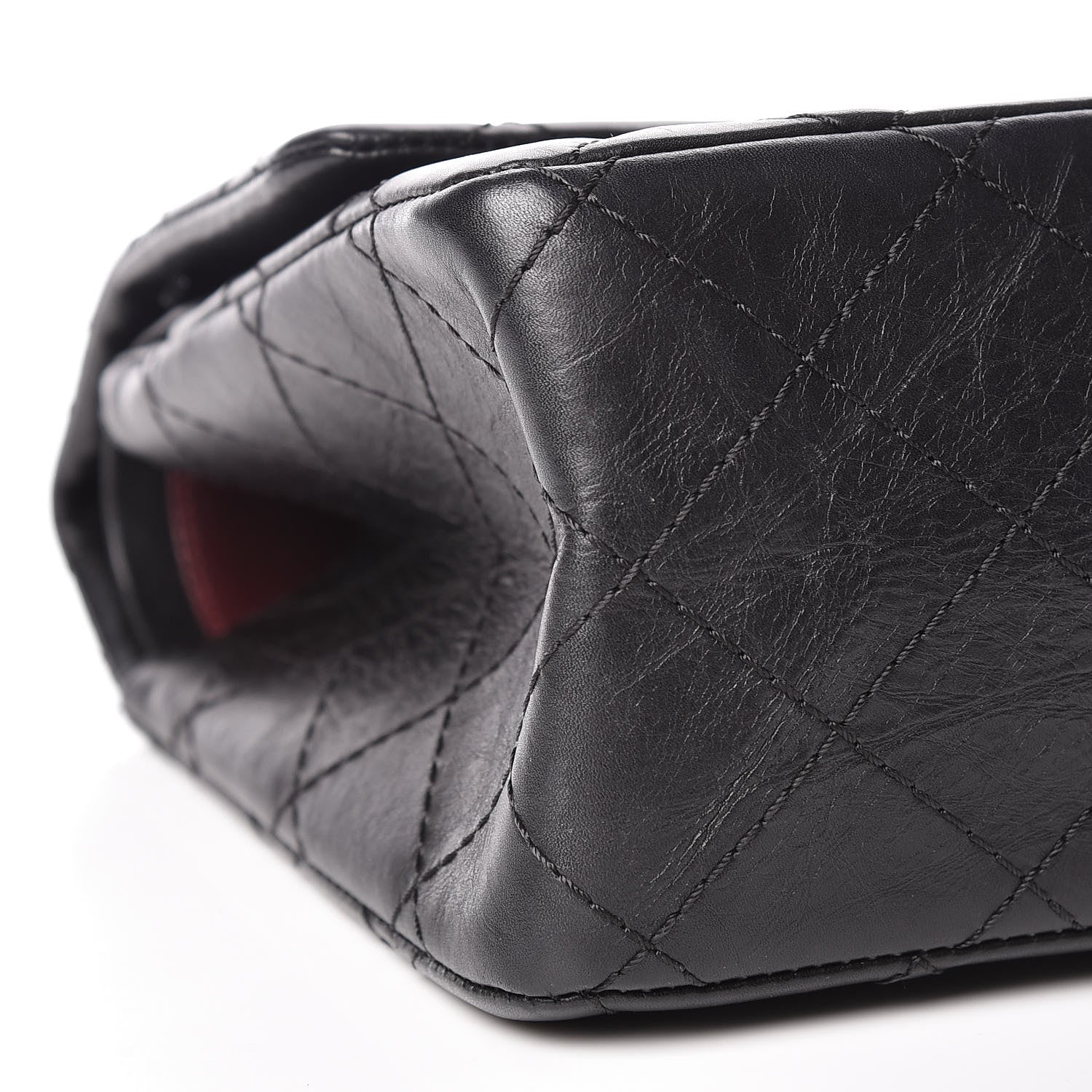Chanel Aged Calfskin Quilted 2.55 Reissue 226 Flap Black 8 of 12
