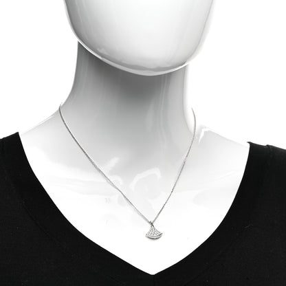 Bulgari 18K White Gold Diamond Divas' Dream Pave Necklace 2 of 4
