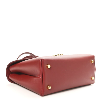 Celine Supple Grained Calfskin Medium Nino Light Burgundy 3 of 9