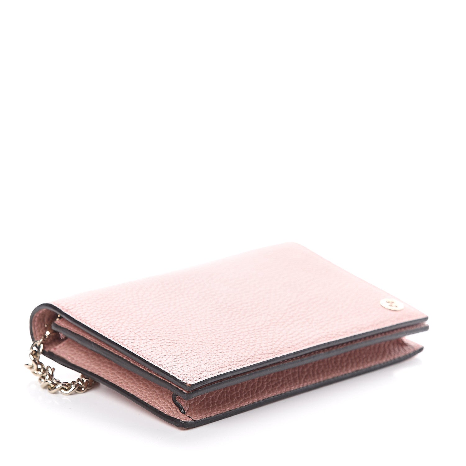 Gucci Dollar Calfskin Medium Betty Chain Wallet Soft Pink 3 of 7