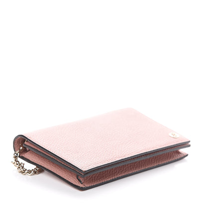 Gucci Dollar Calfskin Medium Betty Chain Wallet Soft Pink 3 of 7