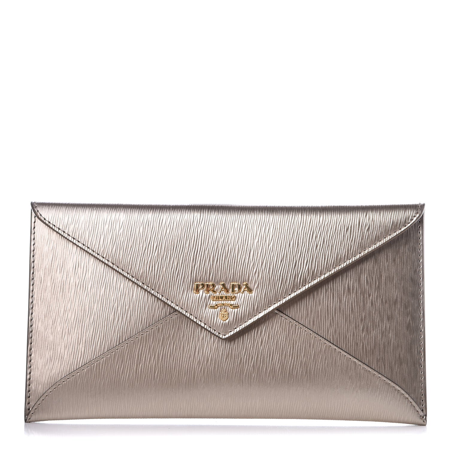 Prada Vitello Move Envelope Wallet Pirite 1 of 7