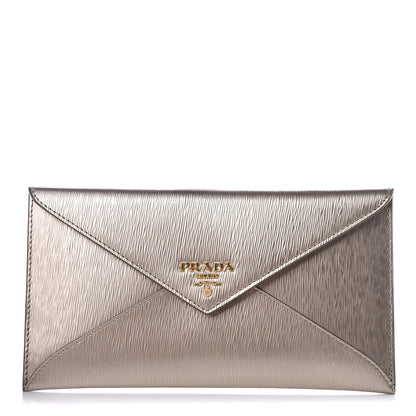 Prada Vitello Move Envelope Wallet Pirite 1 of 7