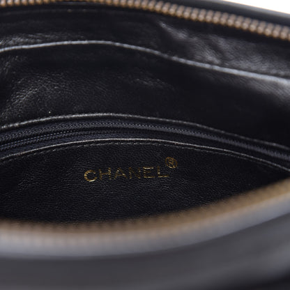 Chanel Lambskin Quilted CC Tassel Camera Case Black 5 of 10