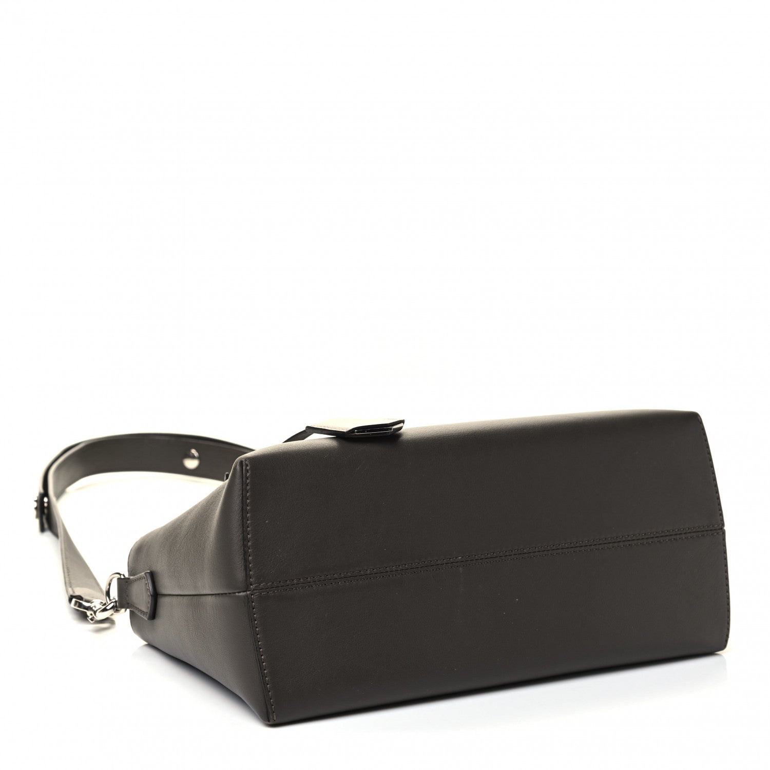 Fendi Vitello Dolce 4 Color Medium By The Way Boston Bag Carbone Grigio Polvere Multicolor 3 of 4