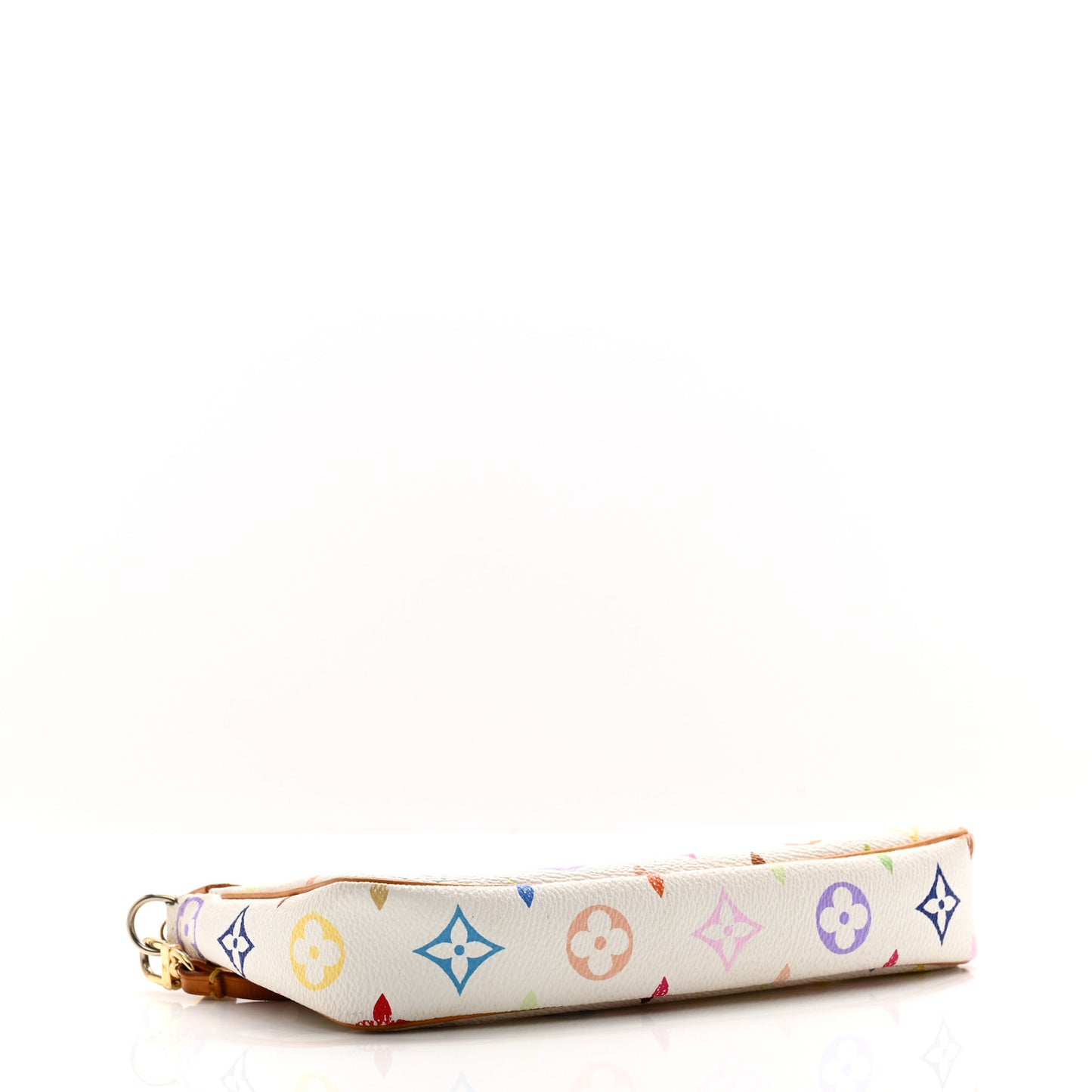Monogram Multicolor Pochette Accessories White