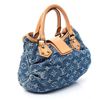 Louis Vuitton Monogram Denim Pleaty Blue 2 of 11