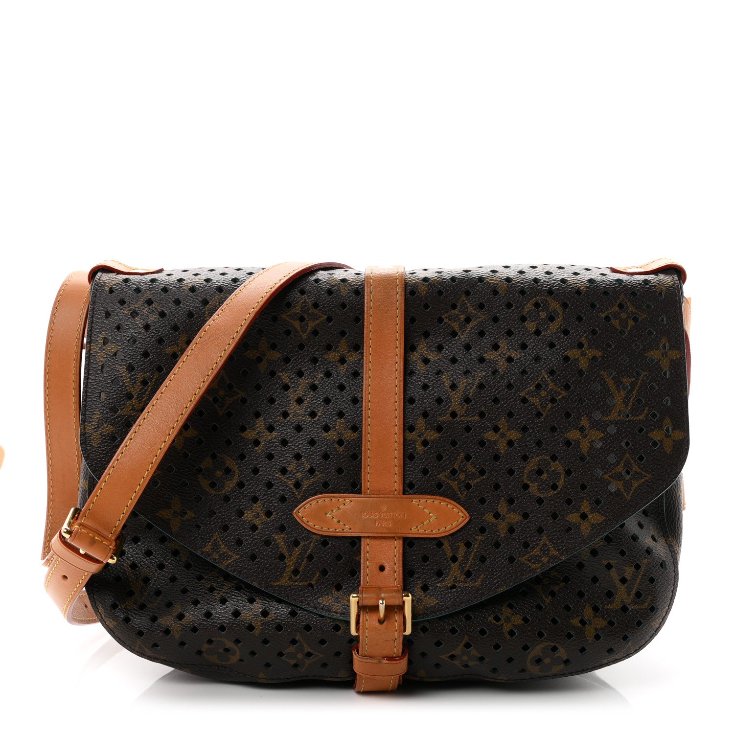 Louis Vuitton Monogram SC Flore Saumur Teal 1 of 10
