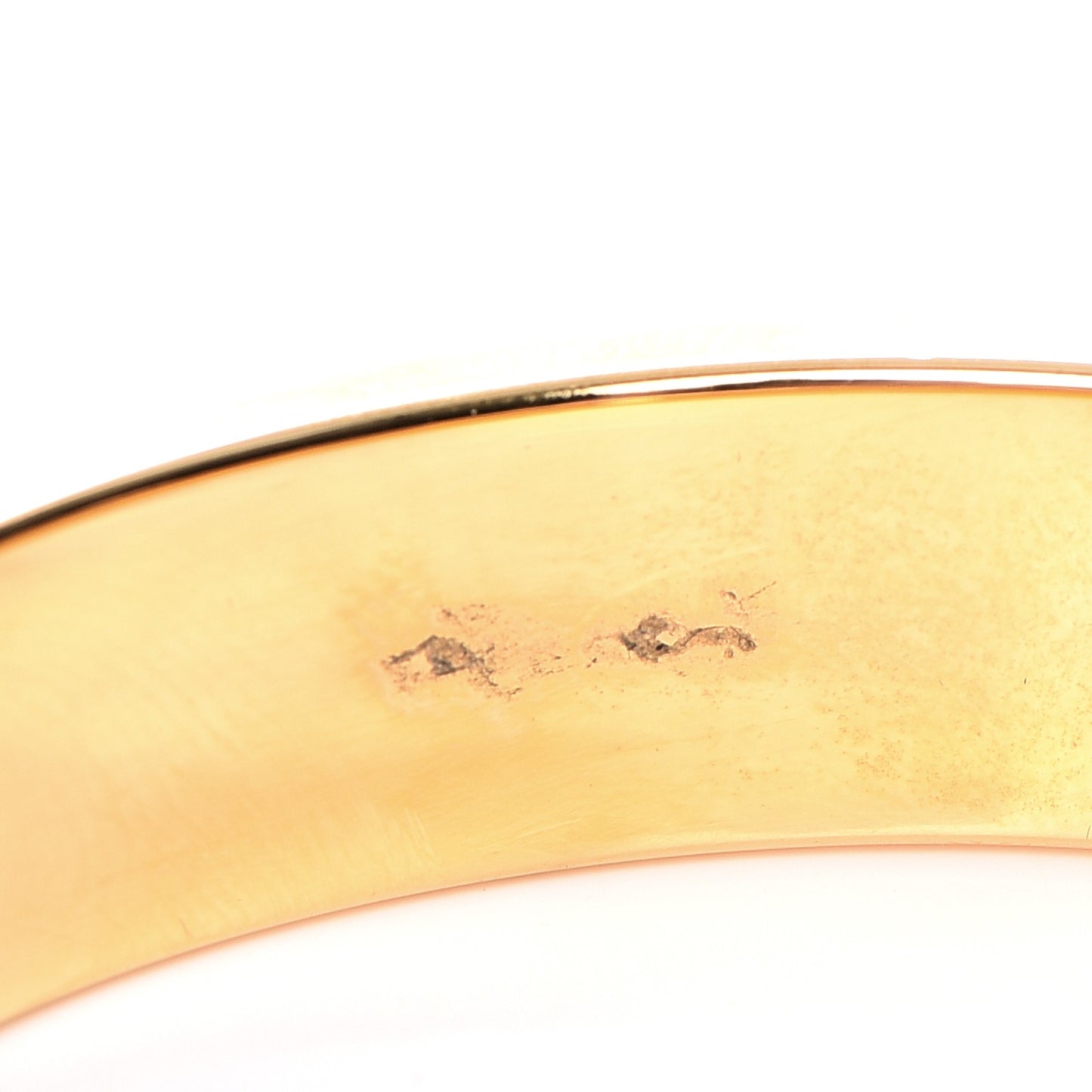 Enamel Narrow Clic Clac H Bracelet GM Orange