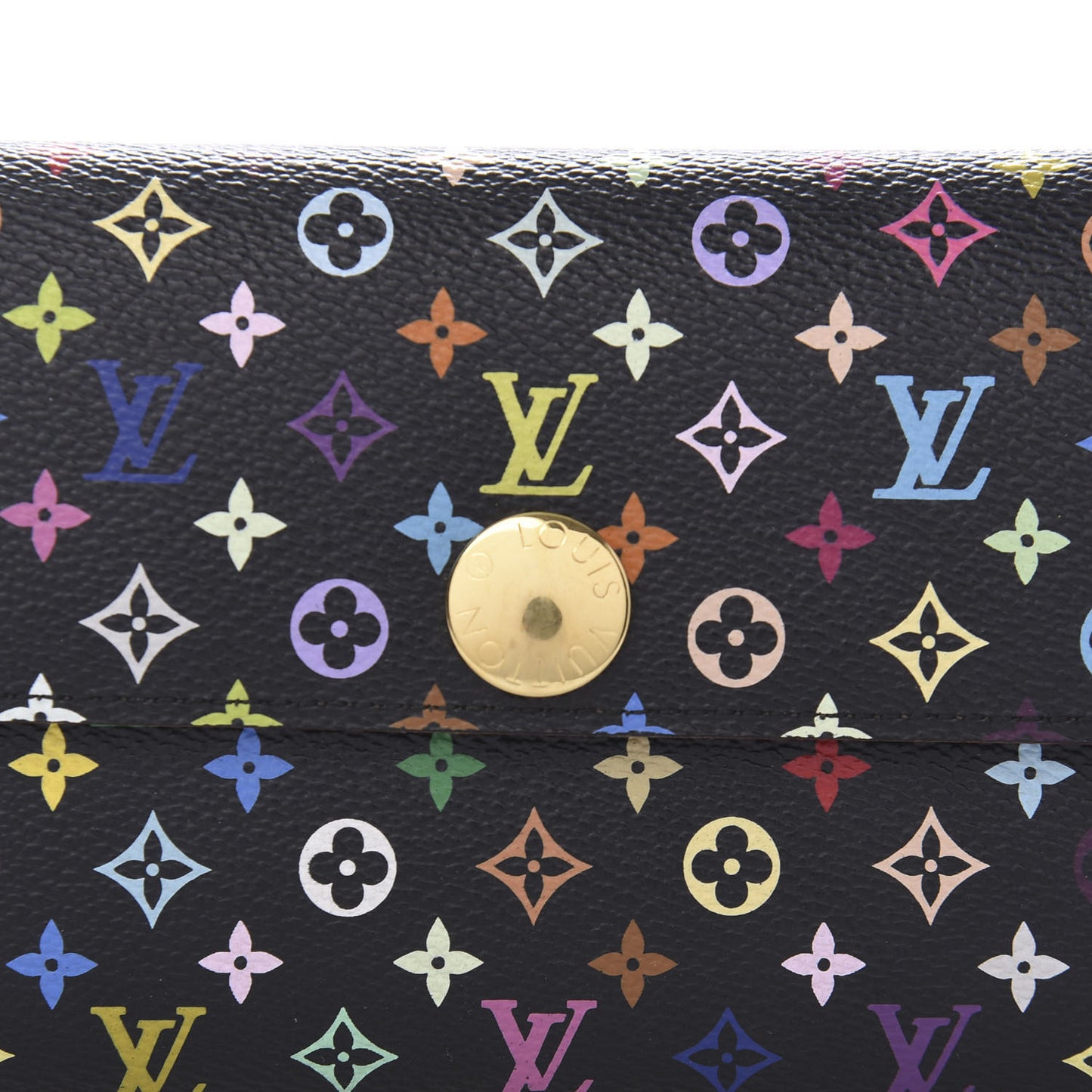 Monogram Multicolor Sarah Wallet Black Grenade