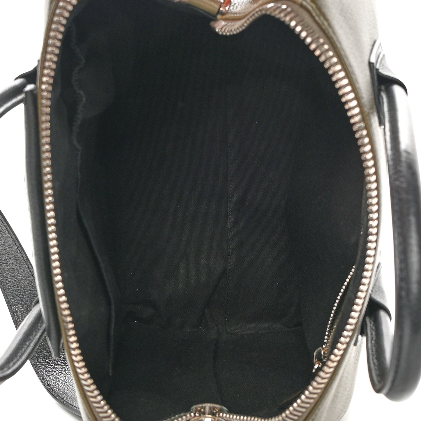 Sugar Goatskin Medium Tri-Color Antigona Khaki Black