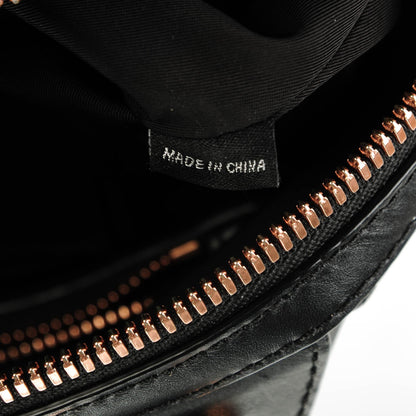 Alexander Wang Pebbled Calfskin Mini Emile Black Rose Gold Hardware 7 of 7
