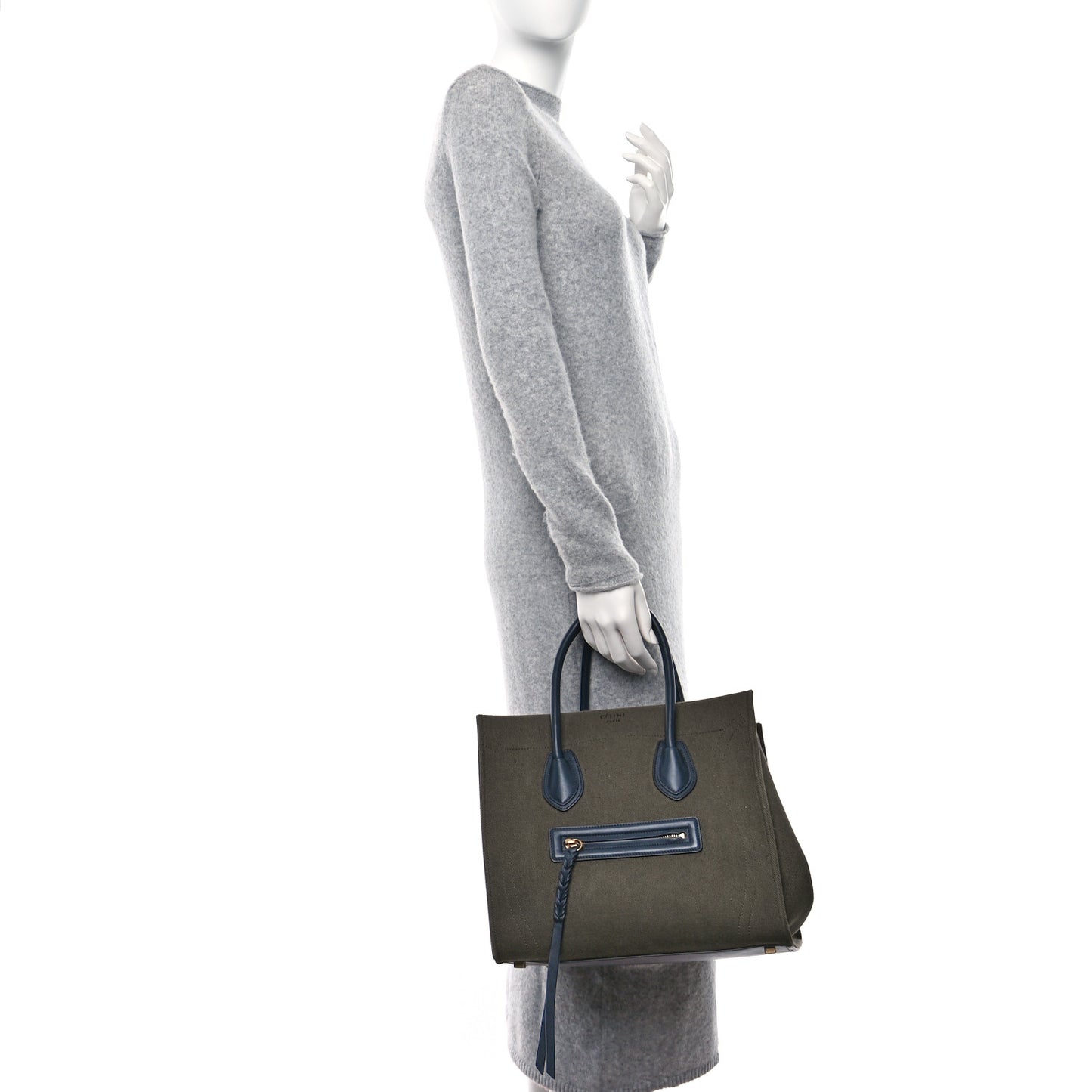Cotton Canvas Medium Phantom Luggage Olive