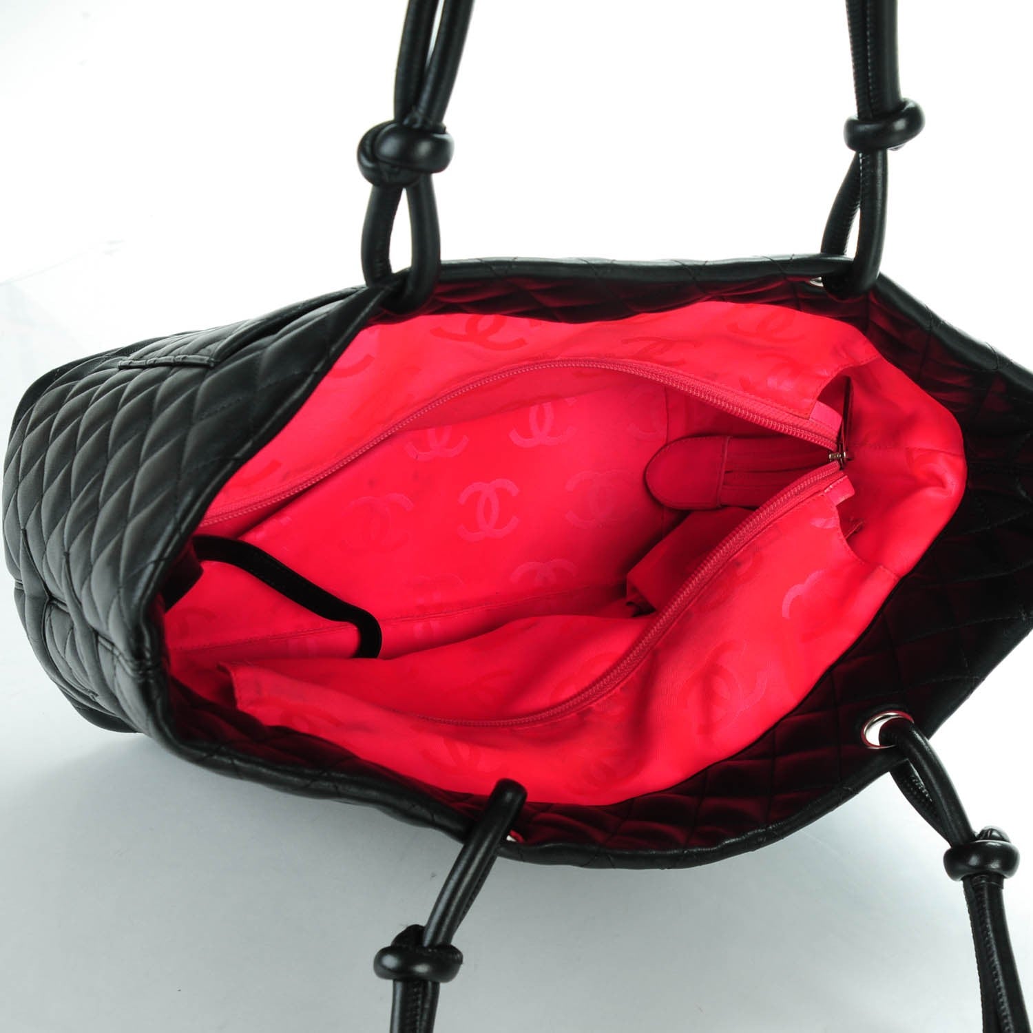 Chanel Calfskin Quilted Large Cambon Tote Black 6 of 7