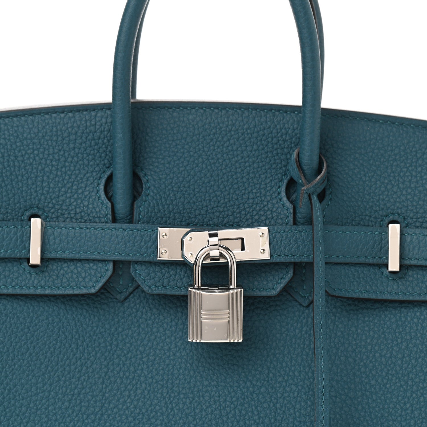 Hermes Togo Verso Birkin 25 Vert Bosphore Bleu Ocean 8 of 11