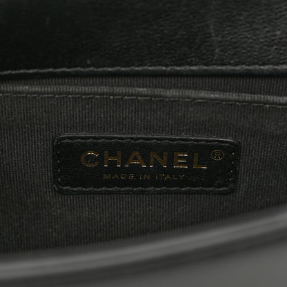 Chanel Lambskin Quilted Small Boy Flap Black 7 of 11