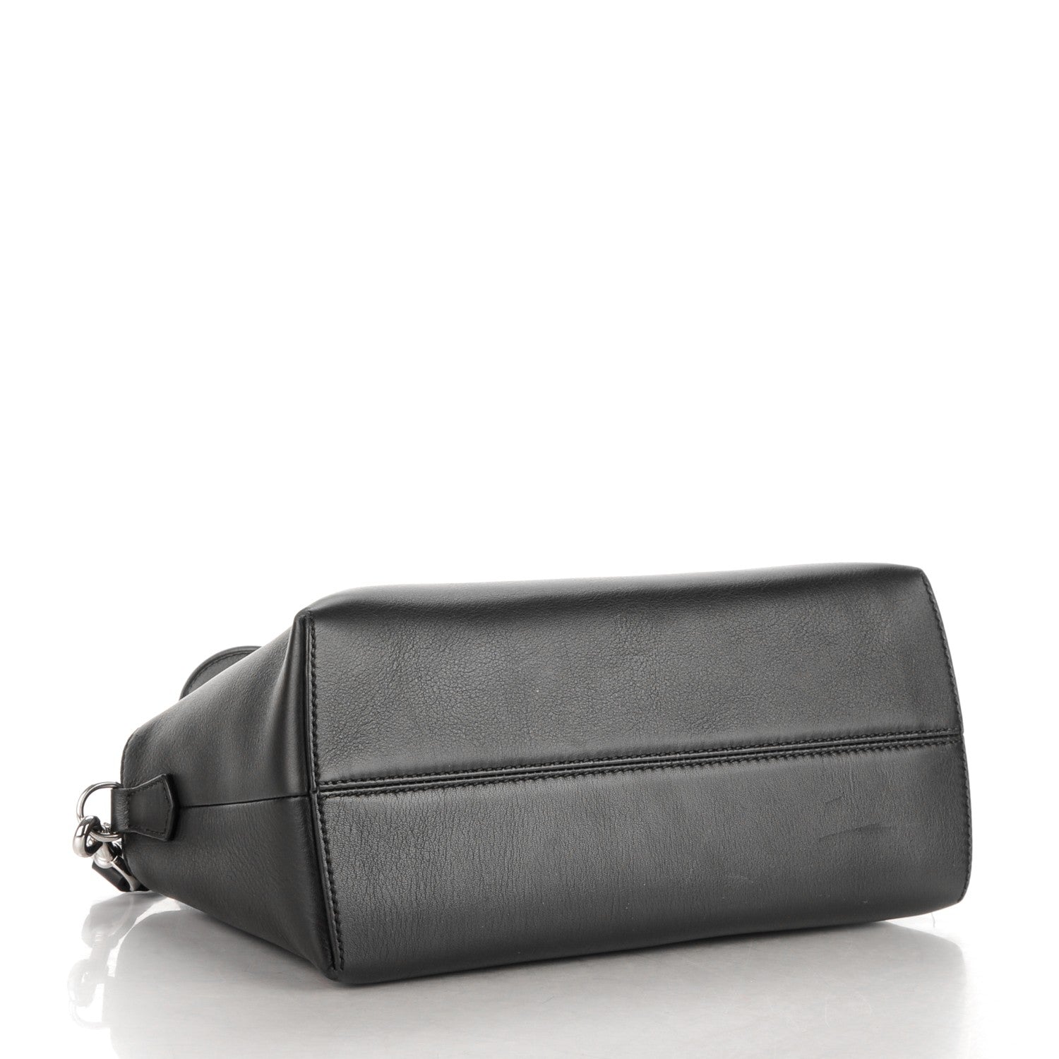 Fendi Vitello Dolce Medium By The Way Boston Bag Black 4 of 7