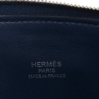 Hermes Chevre Mysore Mini 1923 Bolide Bleu Saphir Rose Shocking 6 of 9