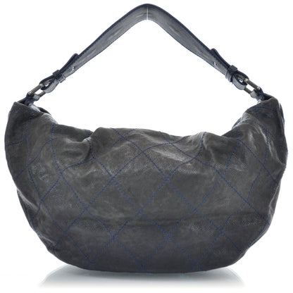 Chanel Caviar Outdoor Ligne Hobo Bag Black 4 of 9