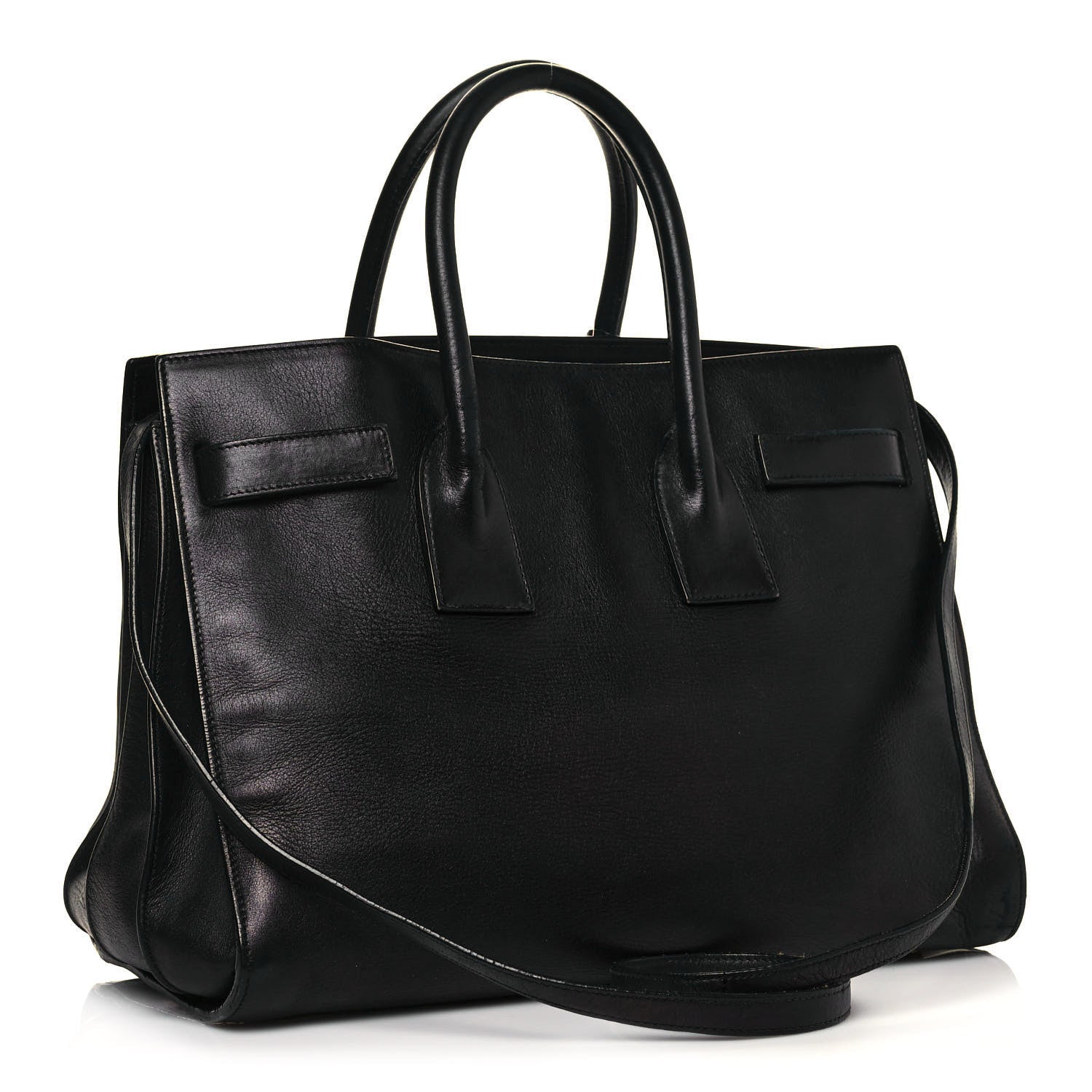 Saint Laurent Calfskin Small Sac De Jour Black 3 of 9