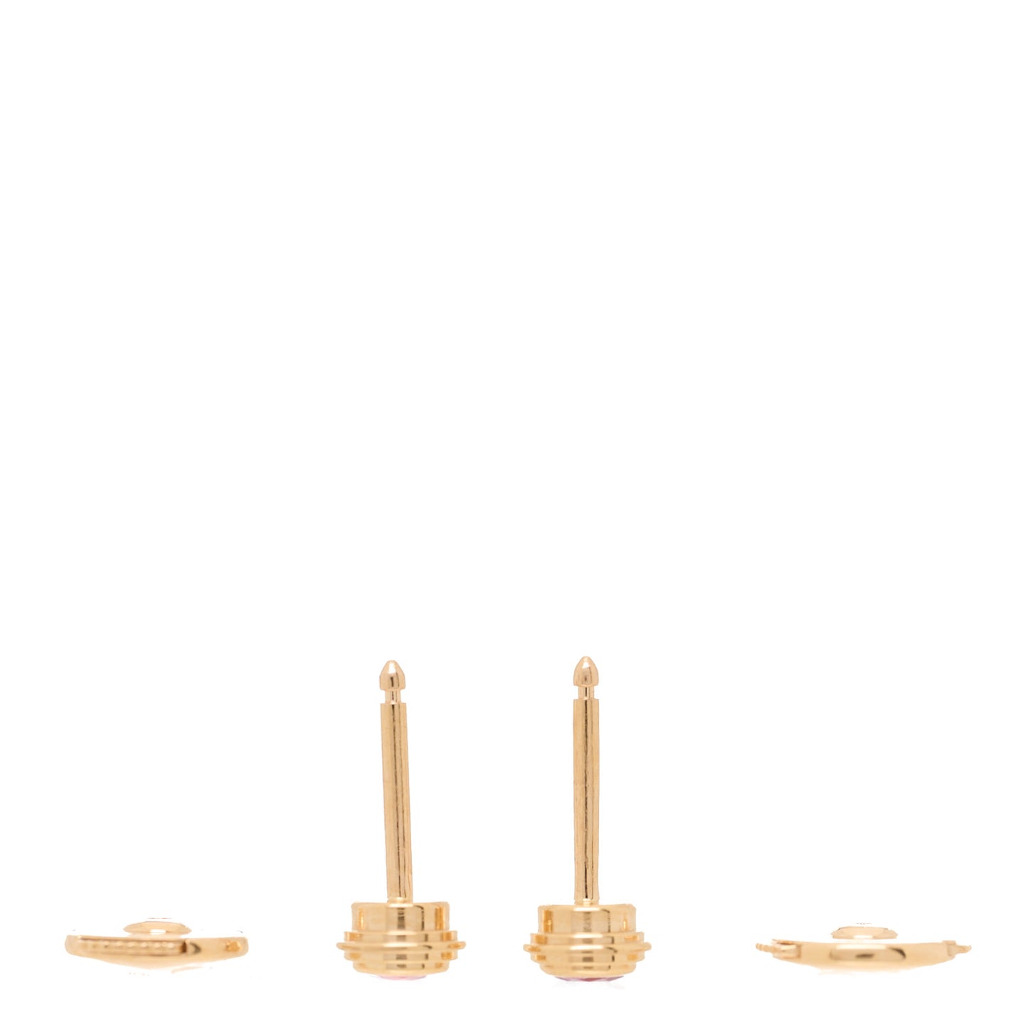 18K Pink Gold Pink Sapphire D'Amour Earrings
