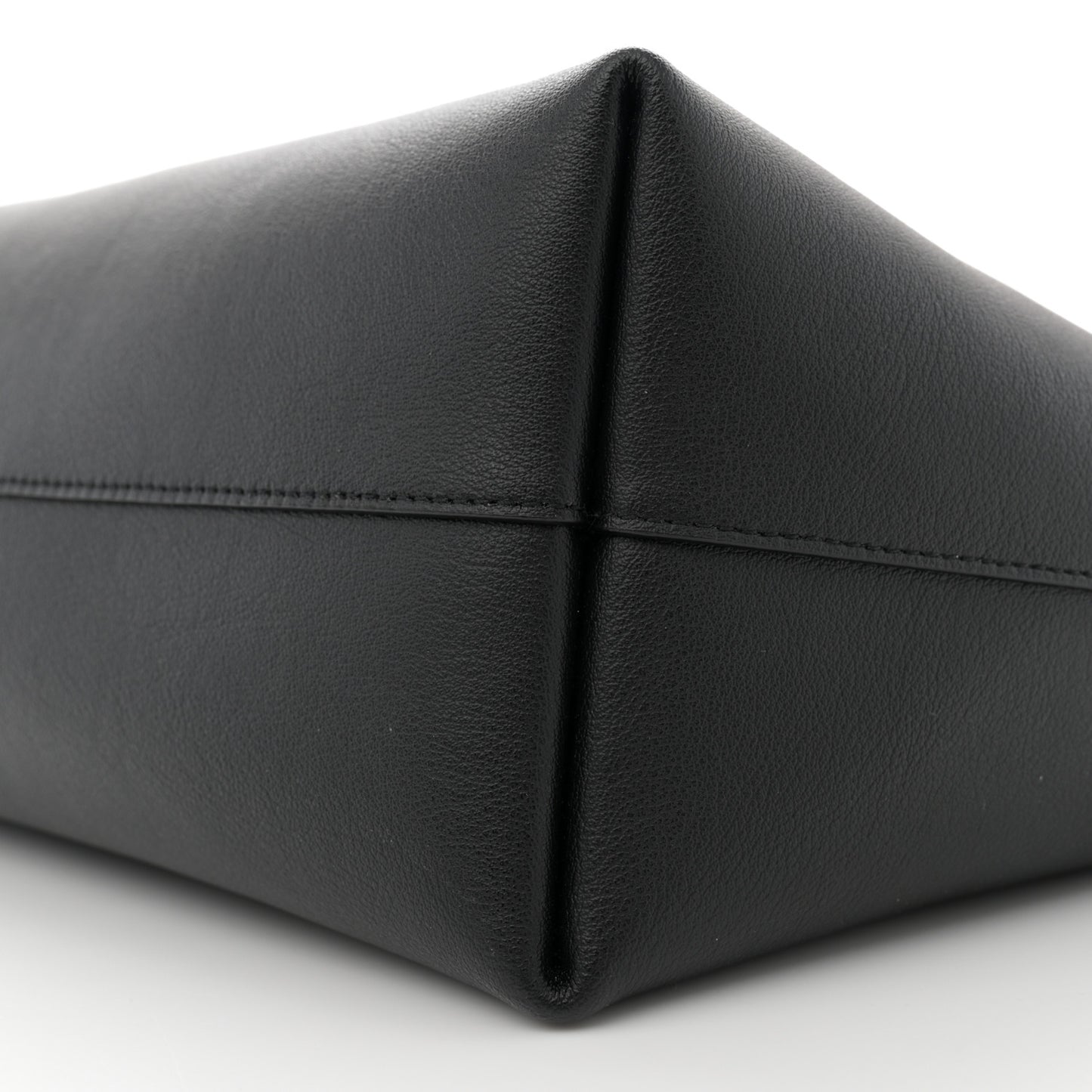 Calfskin Large Shopping Tote Black