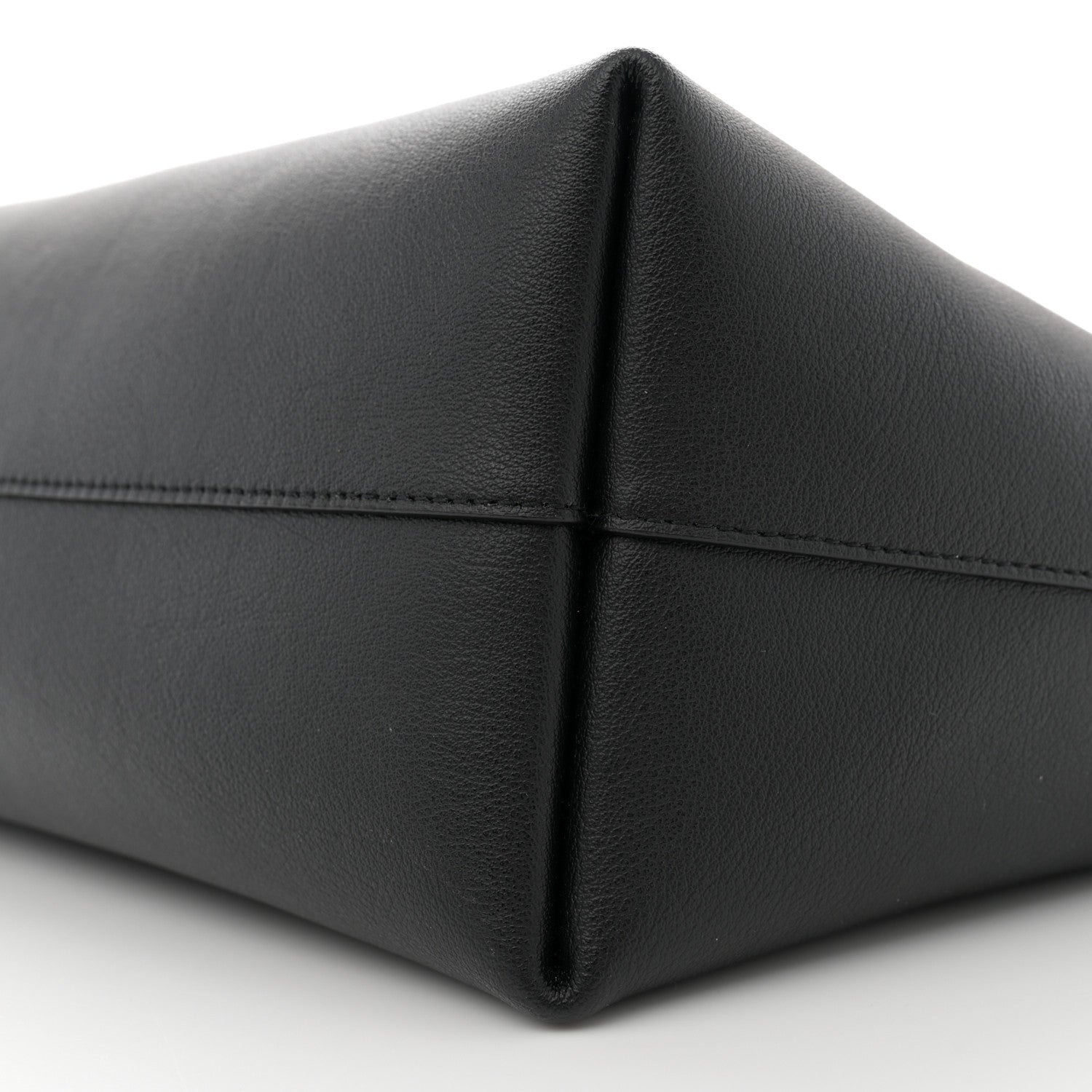 Saint Laurent Calfskin Large Shopping Tote Black 11 of 12