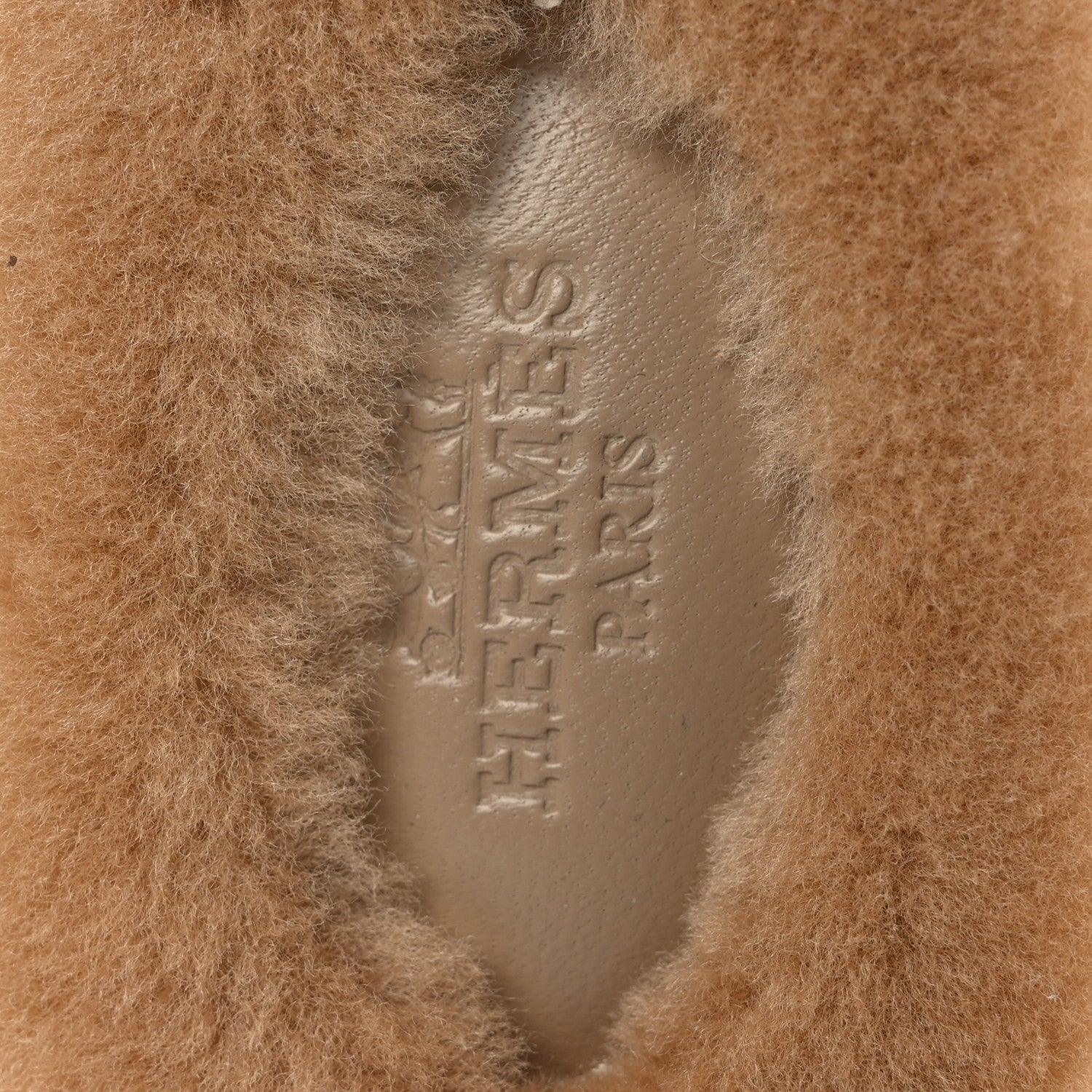 Hermes Woolskin Oran Sandals 36 Beige Argile 9 of 10