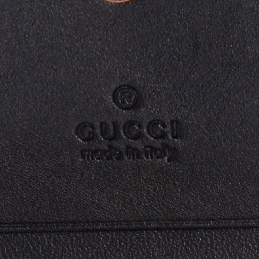 Gucci Calfskin Matelasse GG Marmont Card Case Black White 7 of 7