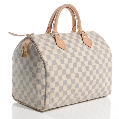 Louis Vuitton Damier Azur Speedy 30 3 of 7