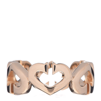 Cartier 18K Pink Gold Hearts and Symbols Ring 48 4.5 1 of 4