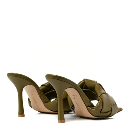 Bottega Veneta Nappa Maxi Intrecciato Lido 90mm Mule Sandals 37 Fudge 4 of 15