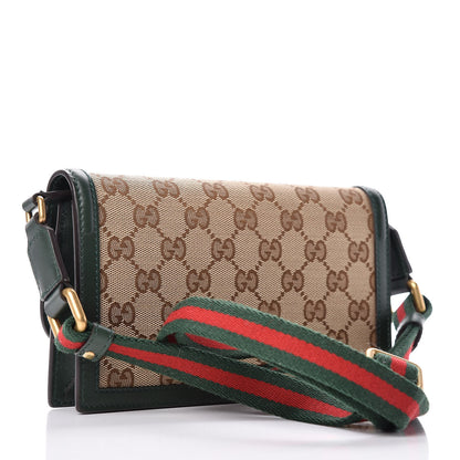 Gucci Monogram Lady Web Convertible Wallet Green 3 of 11