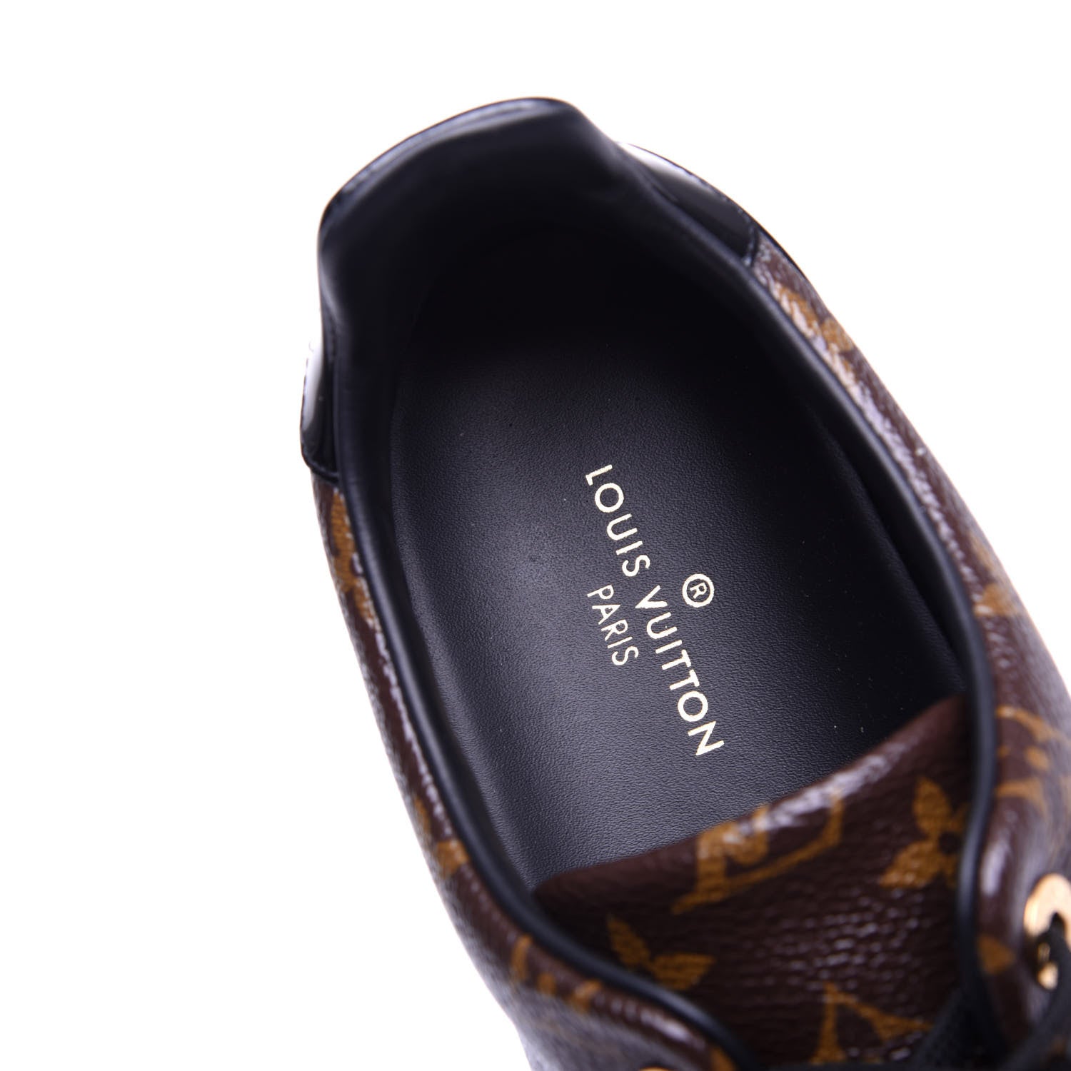 Louis Vuitton Patent Monogram Frontrow Sneakers 41 7 of 10
