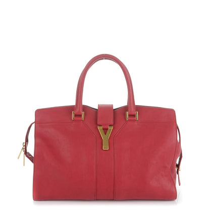 Saint Laurent Sheepskin Medium Cabas ChYc Red 1 of 7