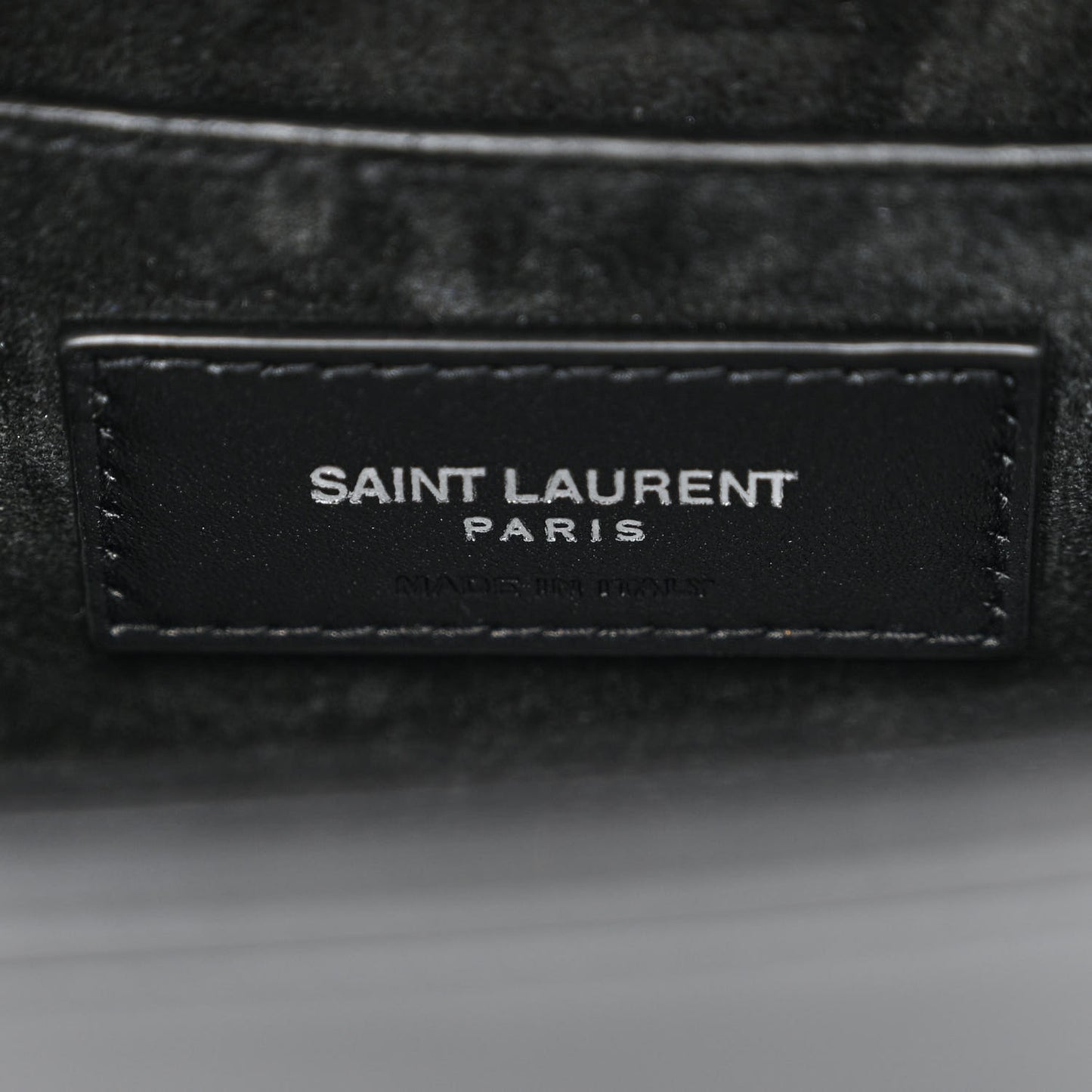 Patent Monogram June Box Bag Black