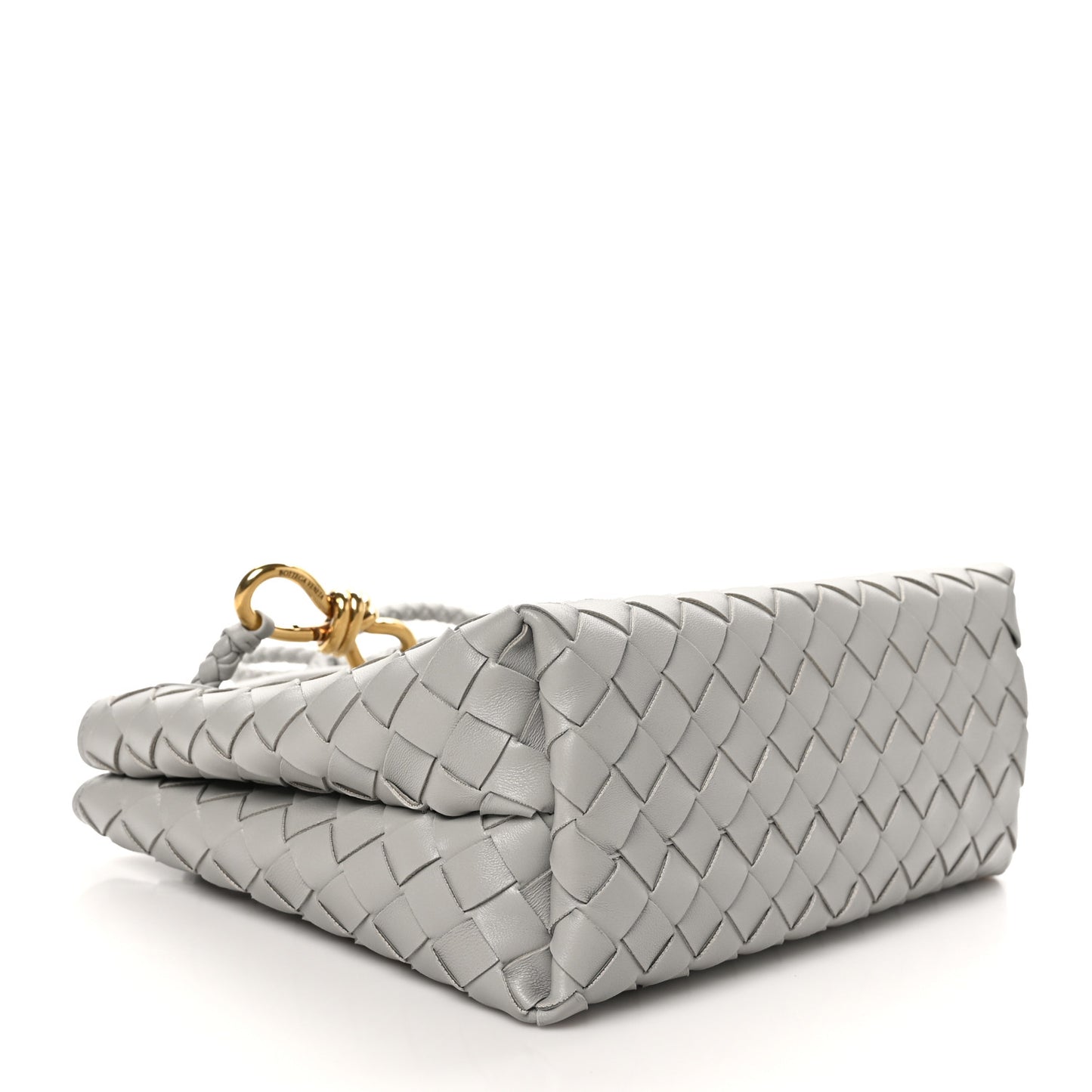 Nappa Intrecciato Small Andiamo Shoulder Bag Sterling