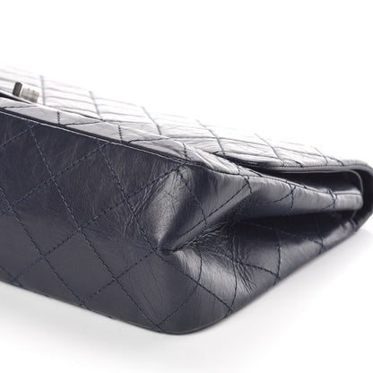 Chanel Aged Calfskin Quilted 2.55 Reissue 227 Flap Navy Blue 8 of 13