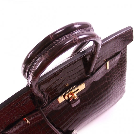 Crocodile BIRKIN 35 Burgundy