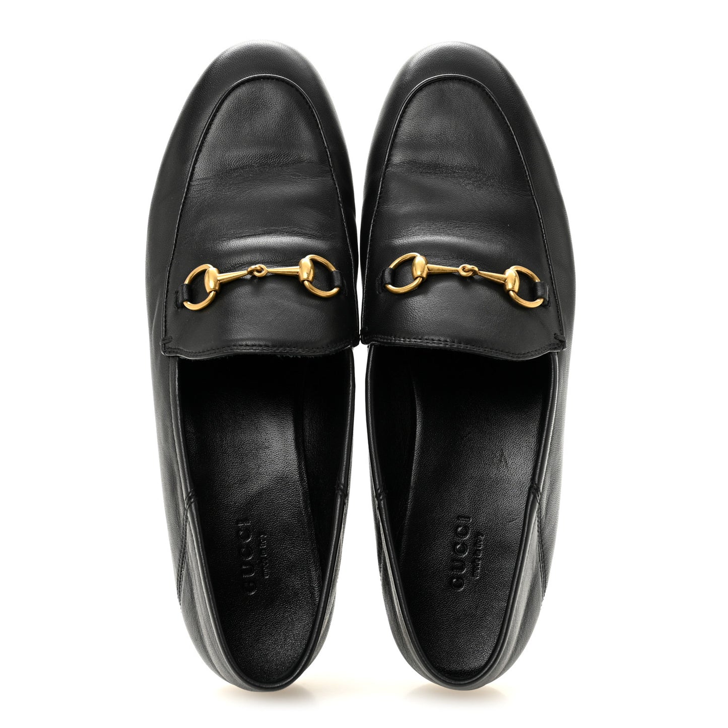 Lambskin Womens Brixton Horsebit Loafers 40.5 Black