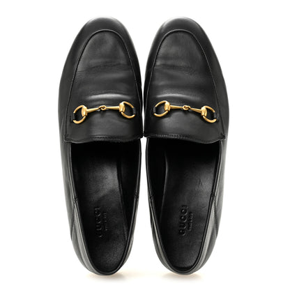 Gucci Lambskin Womens Brixton Horsebit Loafers 40.5 Black 2 of 10